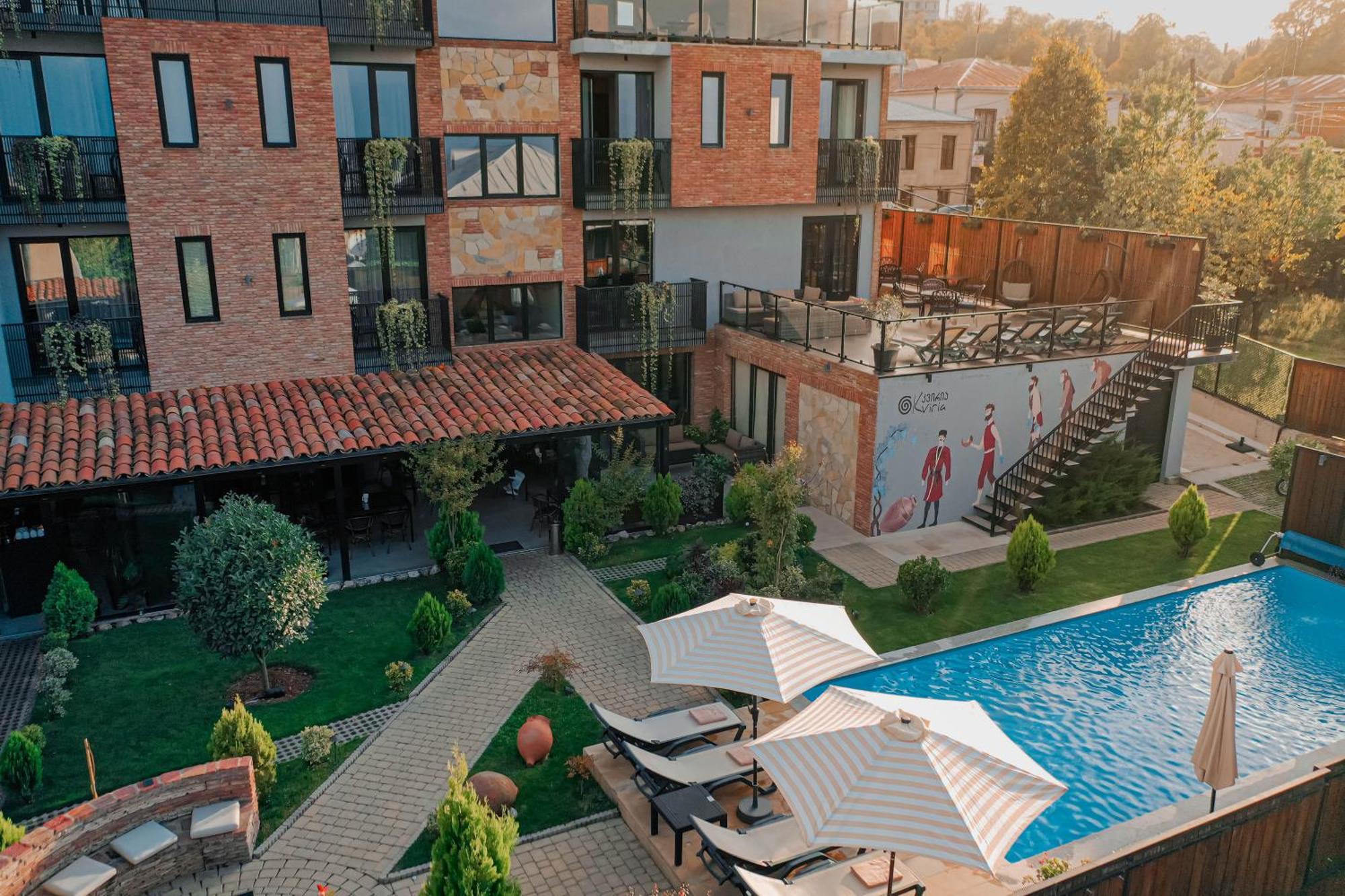Boutique Hotel Kviria Telavi Bagian luar foto